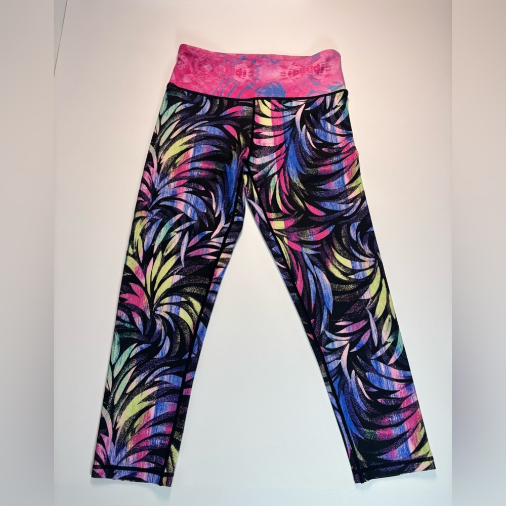 Nanette Lepore Play Palm Print High Rise Compression Leggings